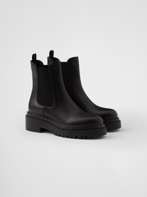 Leather Chelsea boots