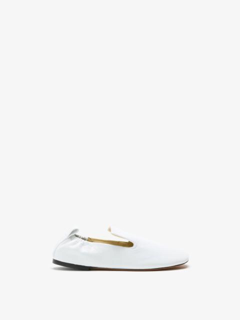 Glove Ruched Loafers in Slick Nappa