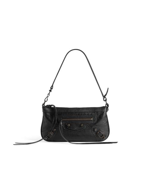 Women's Le City Pouch On Strap in Black