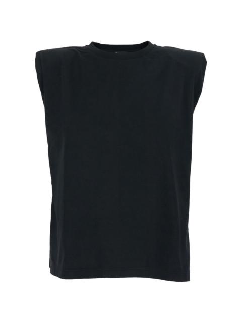 shoulder pad T-shirt