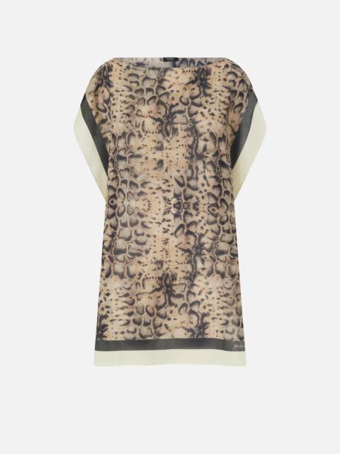 KAFTAN WITH SNAKE PRINT