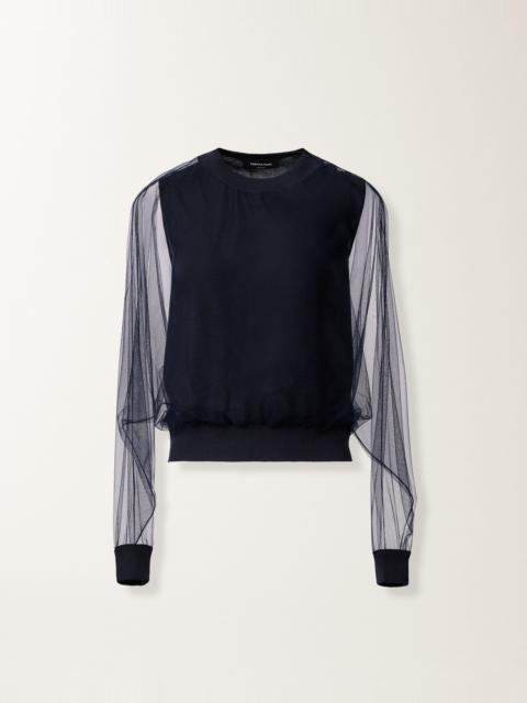 Wool and cotton sweater