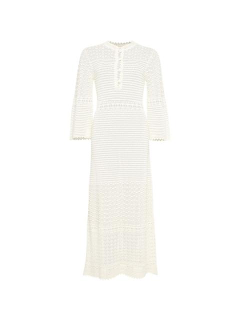 Madone bell-sleeve maxi dress