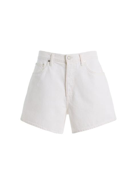 Leith Denim Shorts white