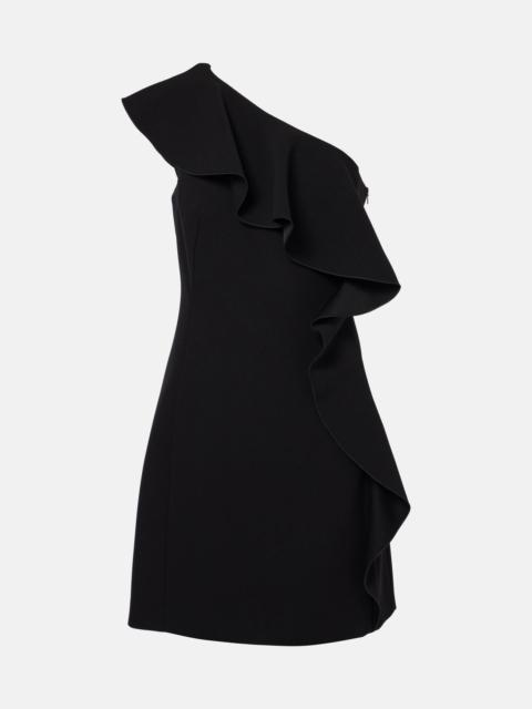 Giacomo ruffled sablé minidress