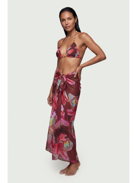 Beach Viscose Georgette Photographic Floral Sarong