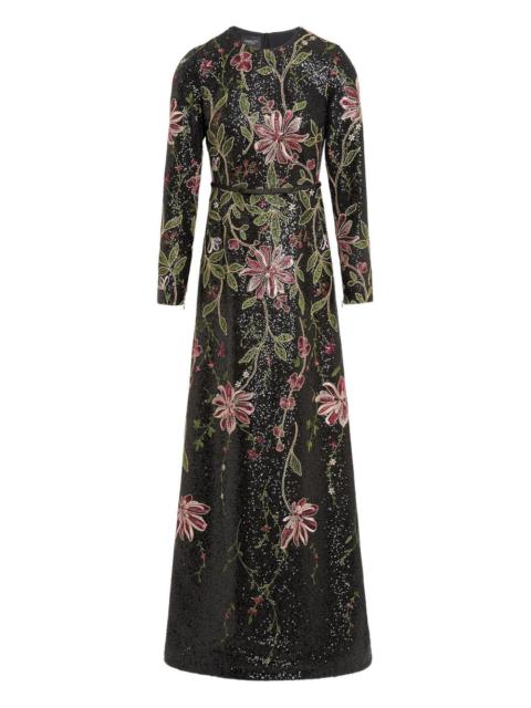 sequin-embellishment maxi dress