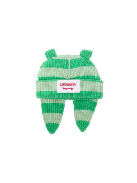 CHUNKY RABBIT BEANIE (GREEN)