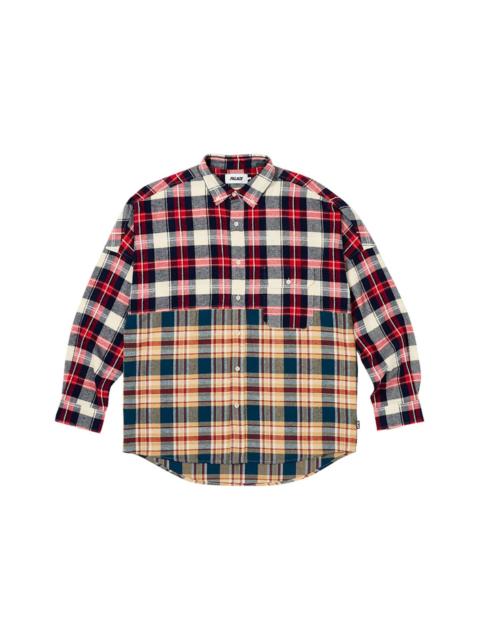 Palace Checkmate Drop Shoulder Shirt Red