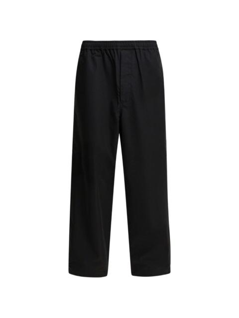 elasticated-waist trousers