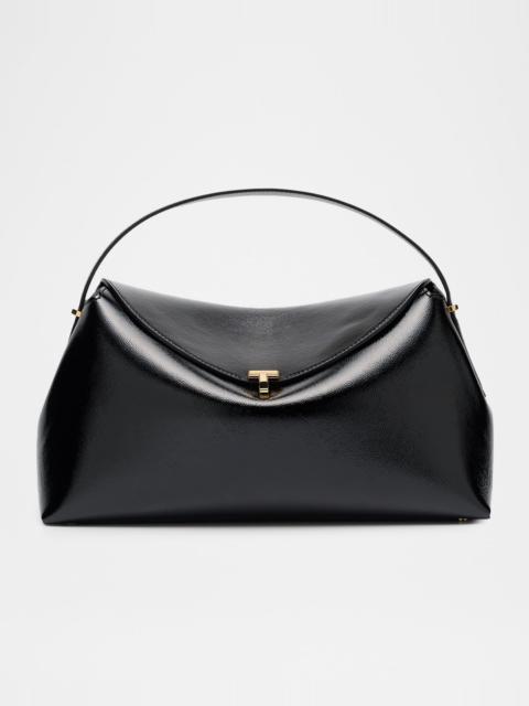 T-Lock Naplack Leather Top-Handle Bag