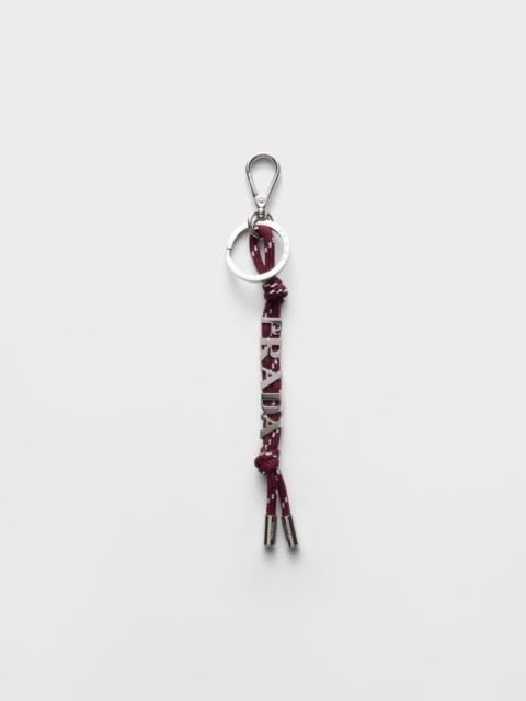 Prada Speedrock cord key ring