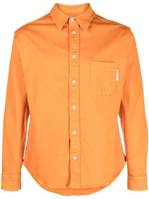 long-sleeved cotton shirt