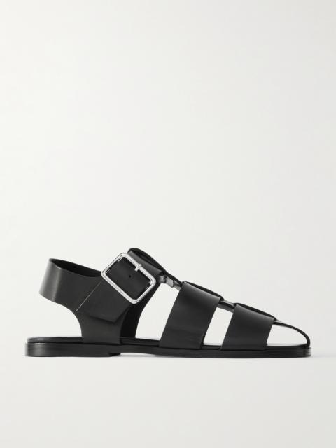 Whit Leather Sandals