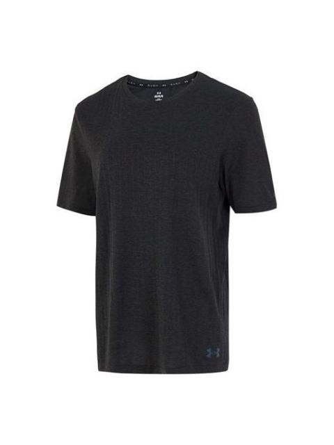 Under Armour RUSH Seamless Short Sleeve 'Black' 1373724-001