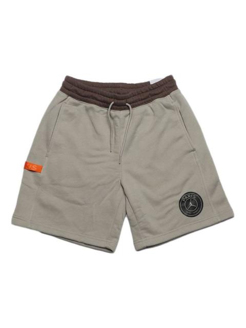(WMNS) Air Jordan x PSG Fleece Short 'Grey' DZ3270-230