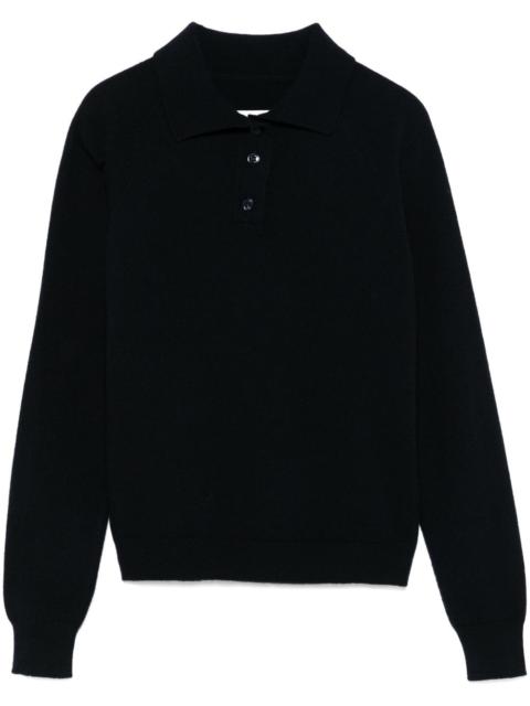 virgin-wool polo top