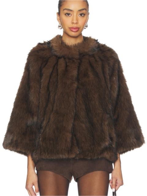 Faux Fur Topper