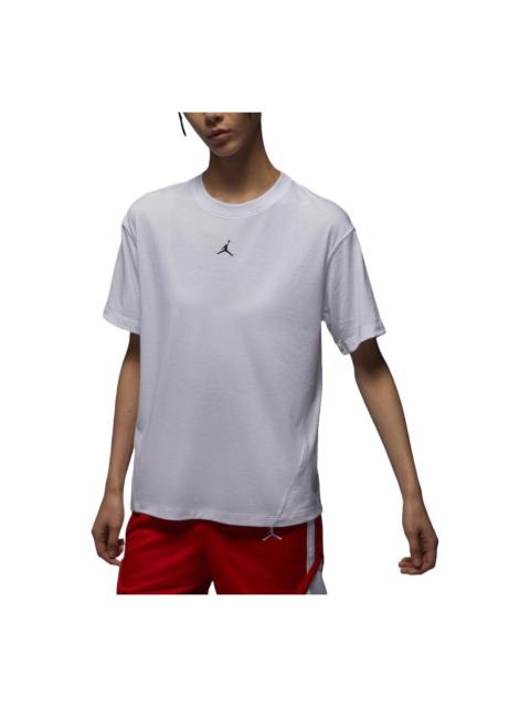 (WMNS) Air Jordan Sport Diamond T-Shirt Asia Sizing 'White' FN5117-100