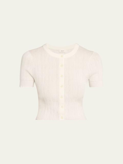 Lottie Textured Crop Cardigan