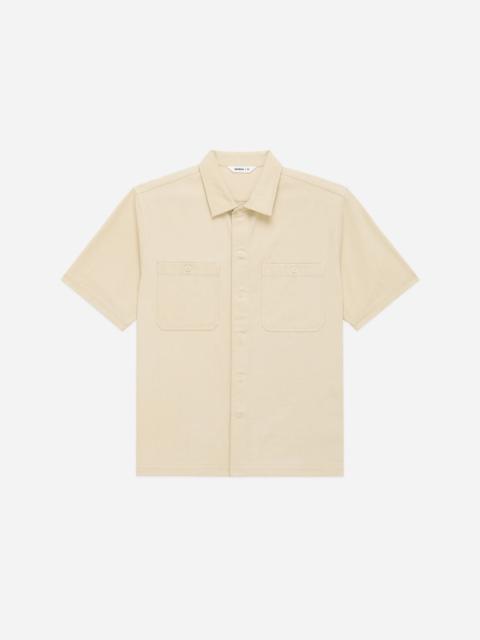 Short Sleeve Workshirt - Ecru Twill
