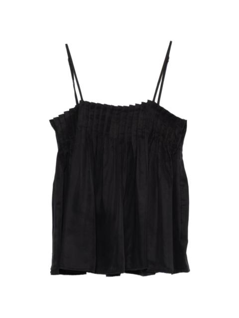 pleated top