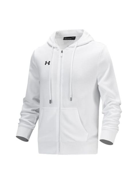 Under Armour Fleece Full Zip Hoodie 'White' 21600305-100