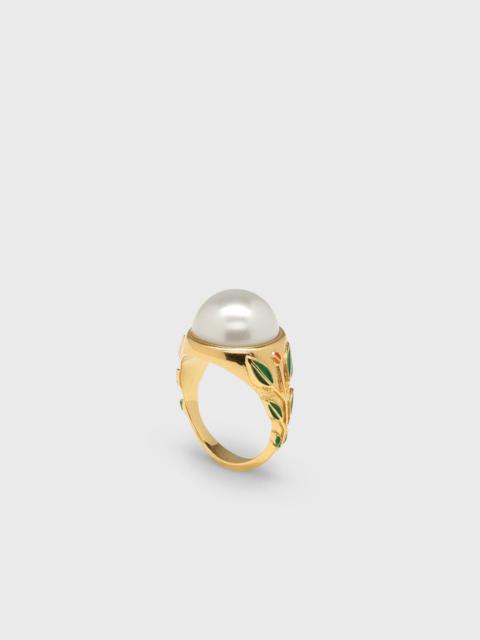 PEARL SIGNET RING