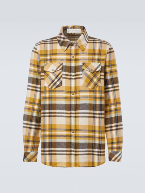 Abundance cashmere shirt with tiger eye