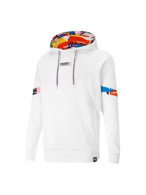 PUMA International Hoodie 'White Black Red' 531330-02