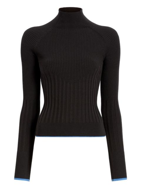 Daniella ribbed turtleneck top