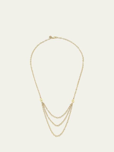 Medium Evil Eye Multi-Chain Necklace