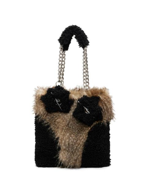 Multicolor Fleece Tote