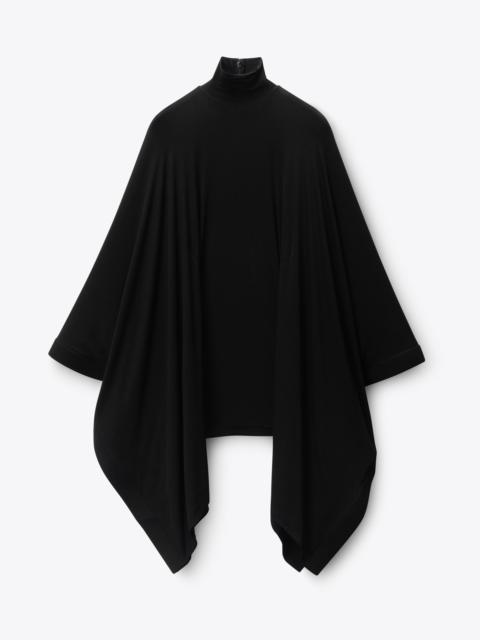 Draped Sleeve Bodycon Mini Dress