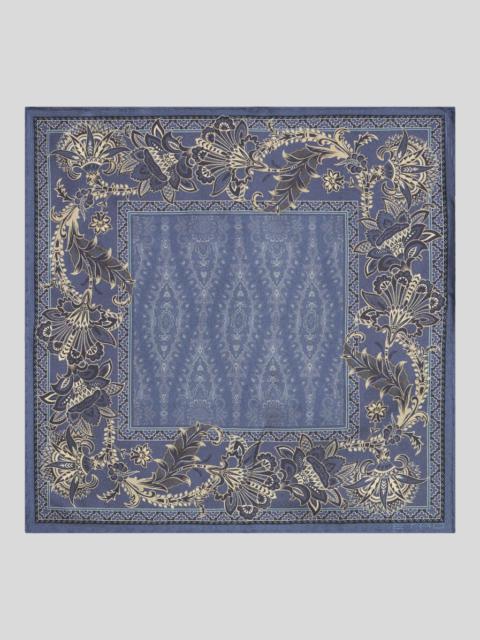 LEAFY SILK POCKET SQUARE