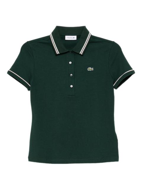 logo-embroidered polo shirt