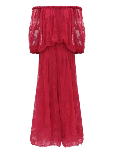 LUNA LACE BILLOW GOWN