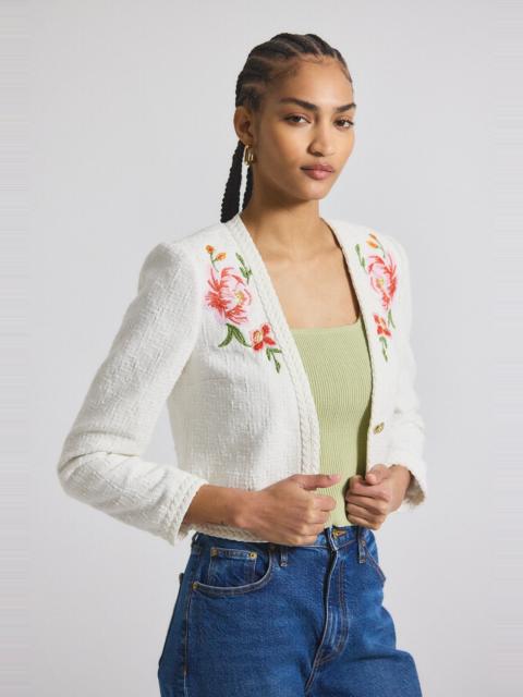 BAYLE EMBROIDERED TWEED JACKET