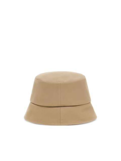 embroidered-logo bucket hat