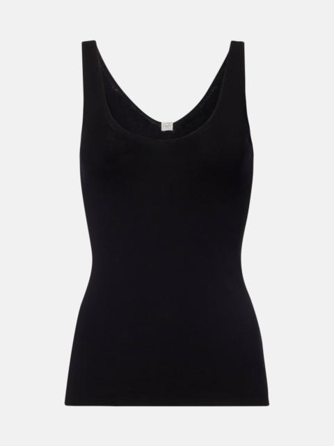 Cotton jersey tank top