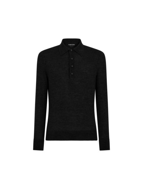 FINE GAUGE PURE WOOL POLO