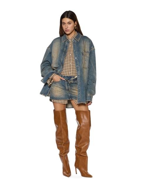 MICRO MINI SKIRT FLIP DUNE