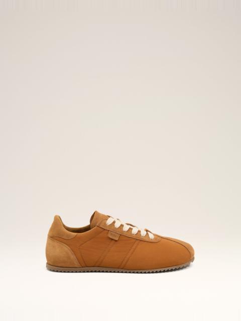 BROWN NYLON SOFT SNEAKERS