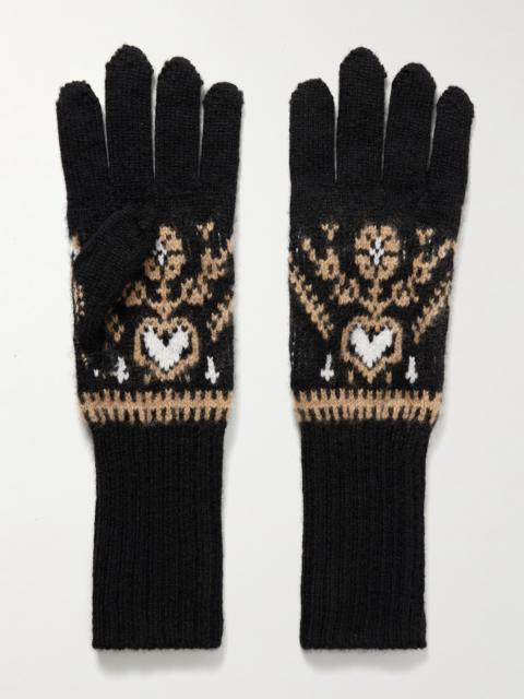 Domini Fair Isle Cashmere Gloves