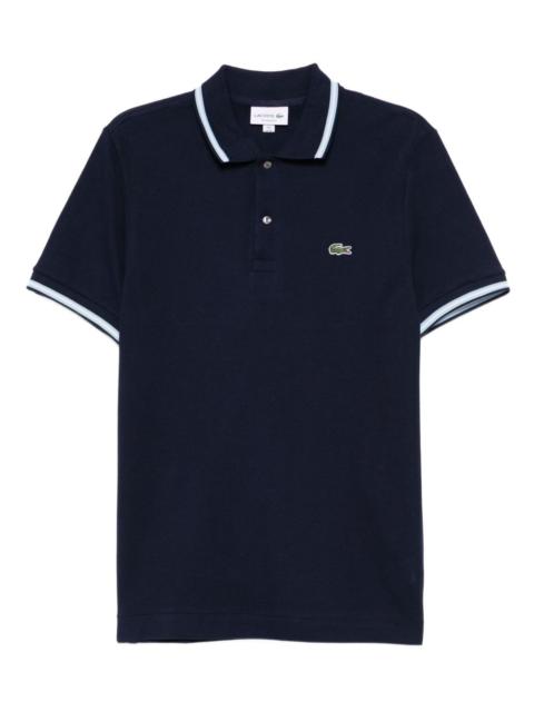 logo-appliqué cotton polo shirt