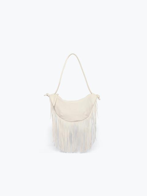 ERIKA CRESCENT FRINGE BAG
