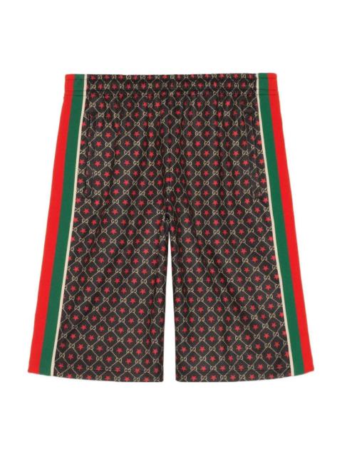 Gucci Star Print Track Shorts 'Brown Green Red' 575736-XJBA6-1145
