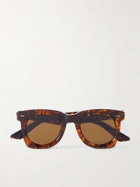 Ava Square-frame Tortoiseshell Acetate Sunglasses