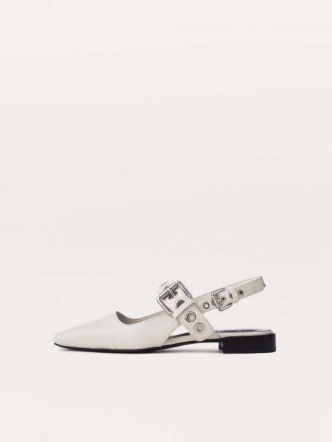 Moto Astra Leather Slingback Flats