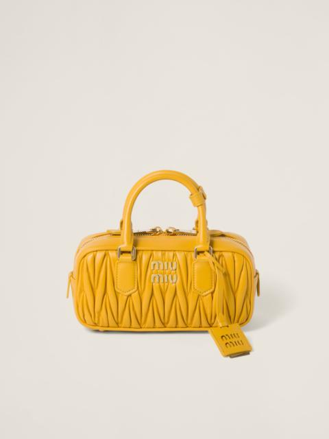 Arcadie matelassé nappa leather bag